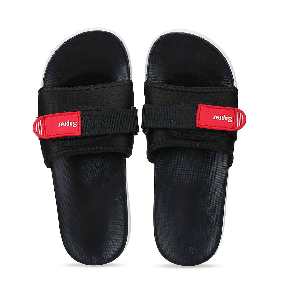 plain black sliders mens