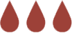 3 blood droplet
