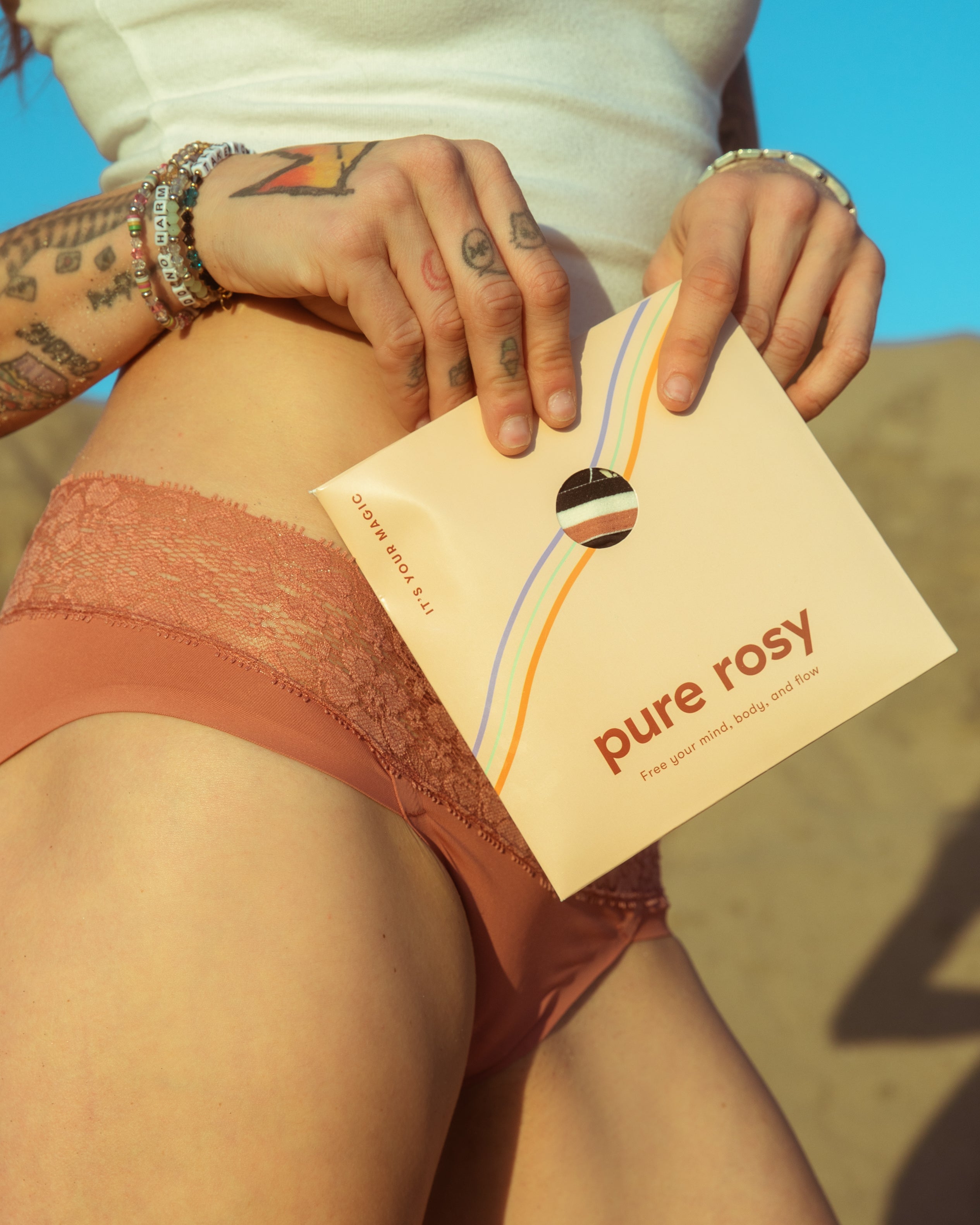 Pure Rosy's Period Underwear Packaging Opts For Approachability and  Elegance