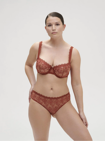 Simone Perele Singuliere collection in sienna color