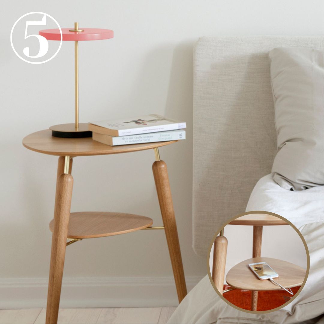 Umage My Spot Side Table and Asteria Table Lamp