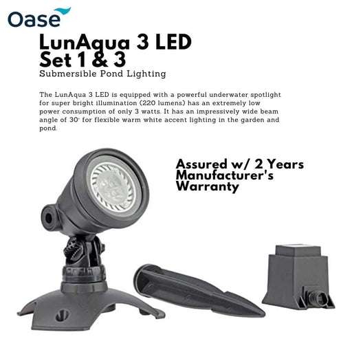 LED / Classic Aquatic (Set East spotlight 3) Ocean OASE — 1 LunAqua