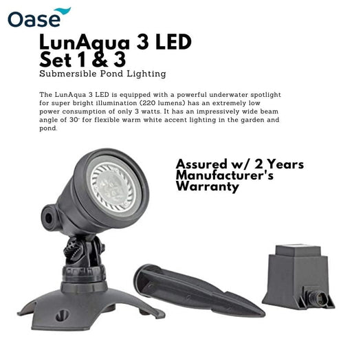 OASE LunAqua Classic LED spotlight (Set 1 / 3) — East Ocean Aquatic