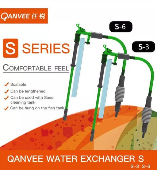 Marine Addict - Qanvee E-3 Fish Tank Cleaning Tools Aquarium Hose