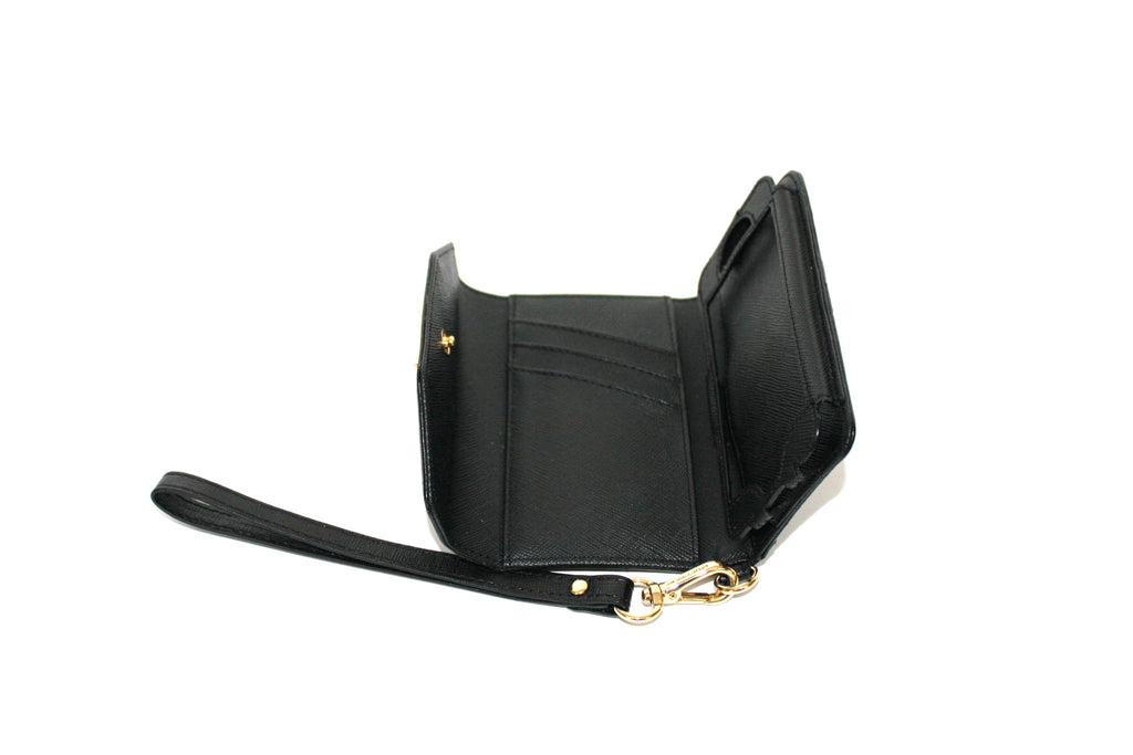 michael kors black iphone wristlet