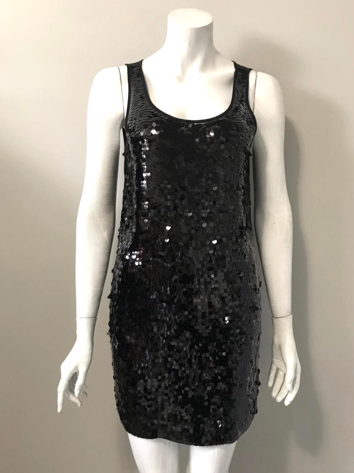 sequin tank dress