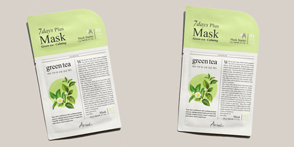 Ariul Seven Days Plus Mask - Green Tea  Best Routine to get Glowing Skin