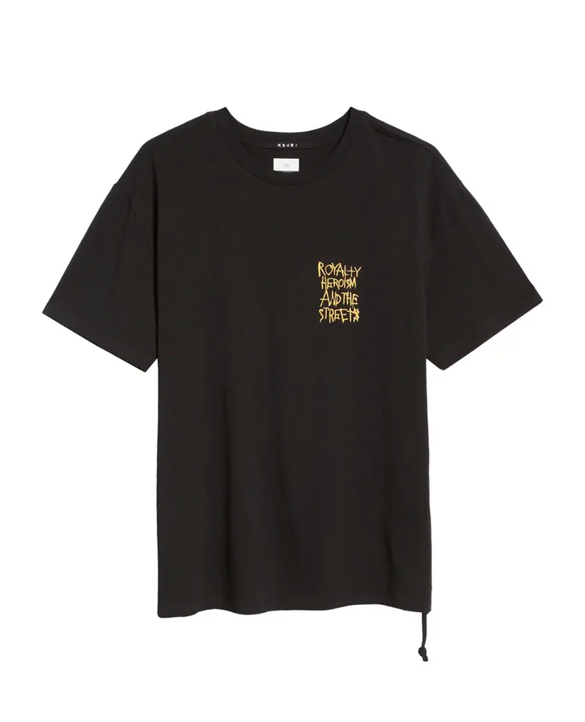 Ksubi 23 Biggie Embroidered T-Shirt (black) | KANOPY