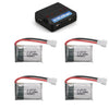 4 Baterias lipo 3.7v 150 mah + Multicargador