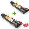 2 Baterias lipo 11.1v 3S 1500mah 15C - LipoPlay