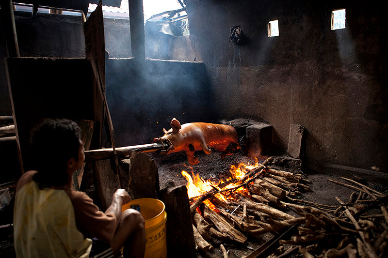 Babi Guling (roast pig) Bali, Indonesia