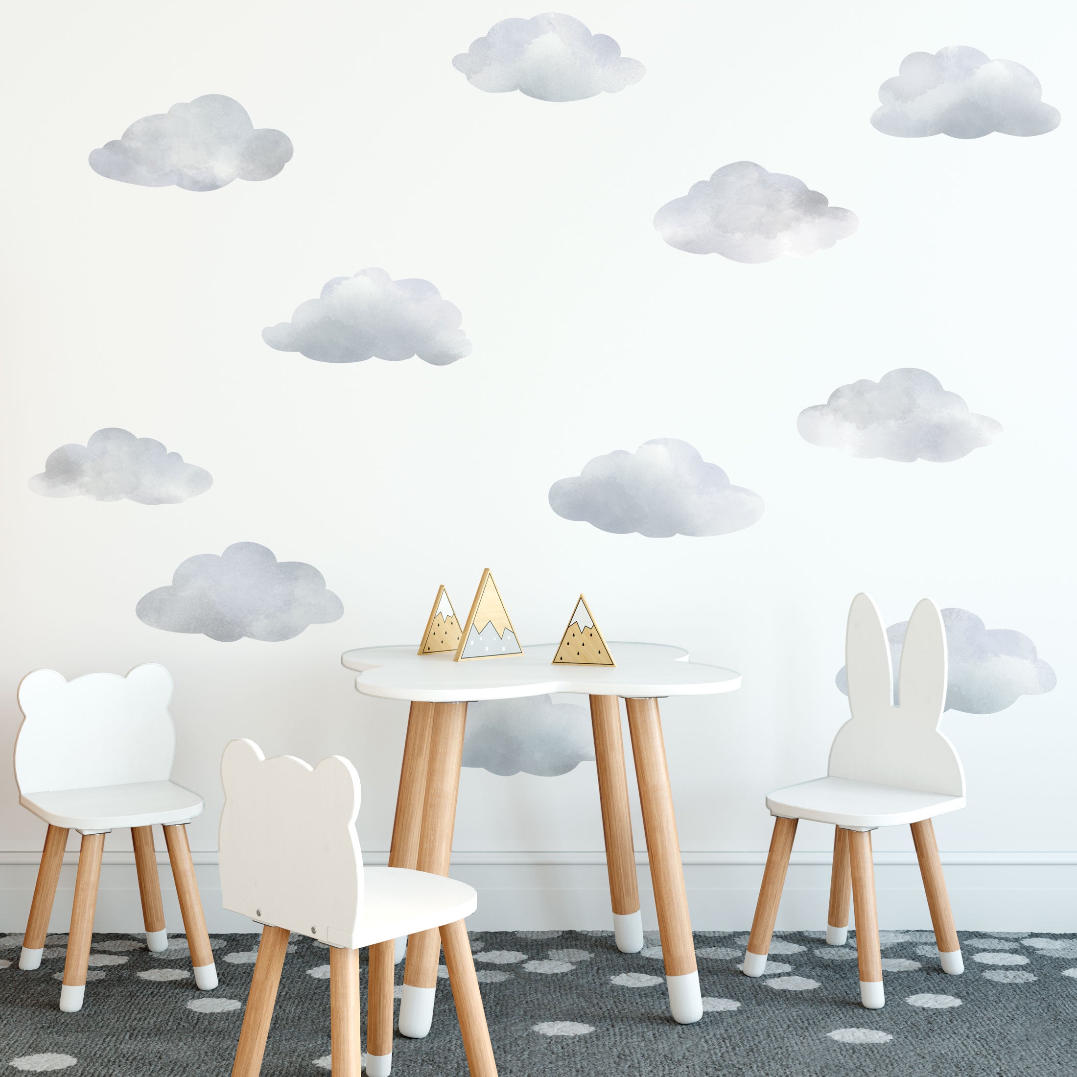 cloud wall stickers