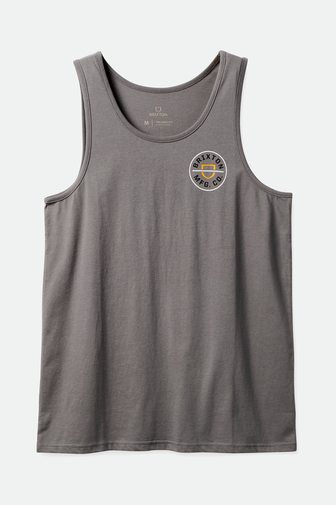 Crest Tank Top - Black/Jade