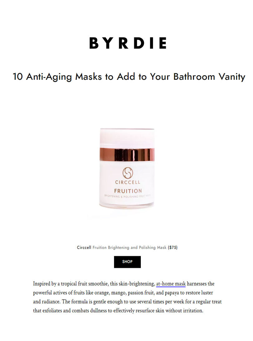 Circcell Fruition Brightening Polishing Mask Byrdie