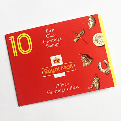 Royal Mail Greetings Stamps Booklet Lucky 1991