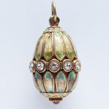 Faberge style Easter egg charm