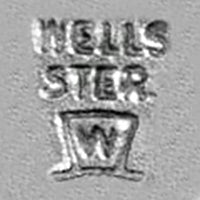 Wells Inc Top Hat Sterling Charms Makers Mark