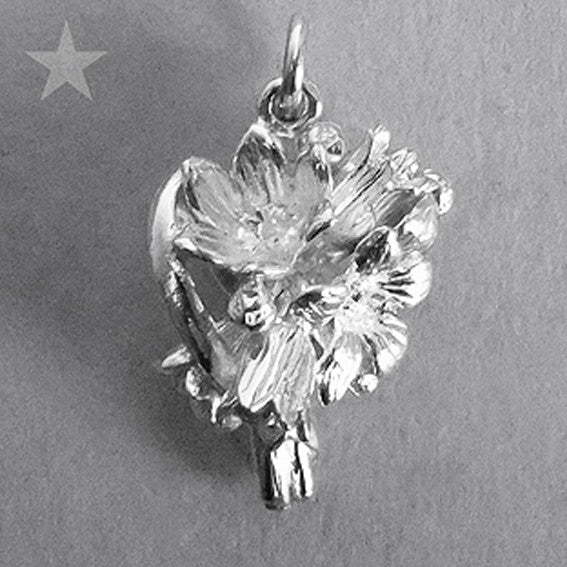 Rose Charm | Flowers - Silver Star Charms