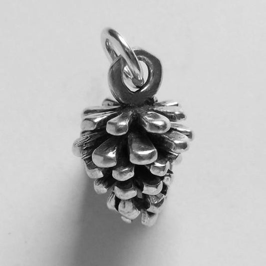 Crafter's Companion Woodland Silver Pine Cone Metal Charms 15pc