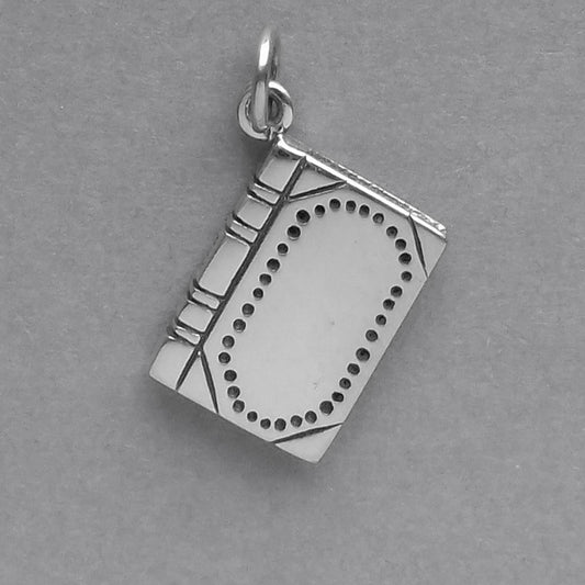 Opening Spell Book Charm Sterling Silver or Gold – Charmarama