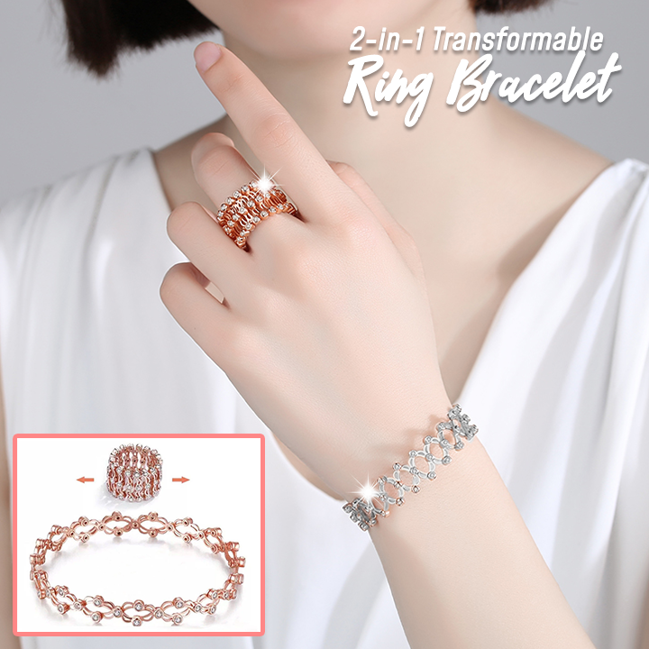 2-in-1 Transformable Ring Bracelet - Hazelnutway.us