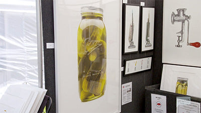 Work shown at the Beverly Hills Art show