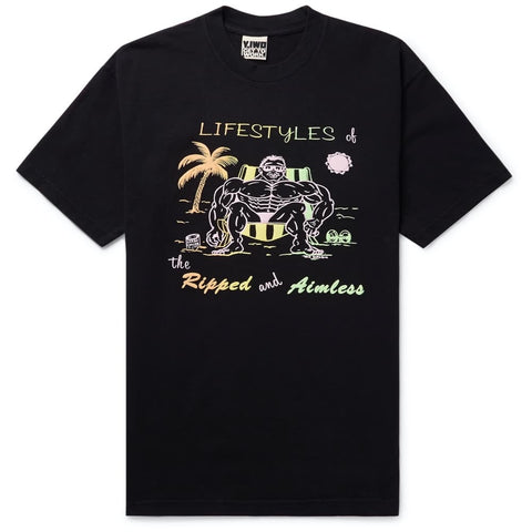 lifestyles-of-the-ripped-and-aimless-printed-cotton-jersey-t-shirt