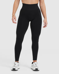 Women's High Waist Gym Leggings - Seamfree - Minky