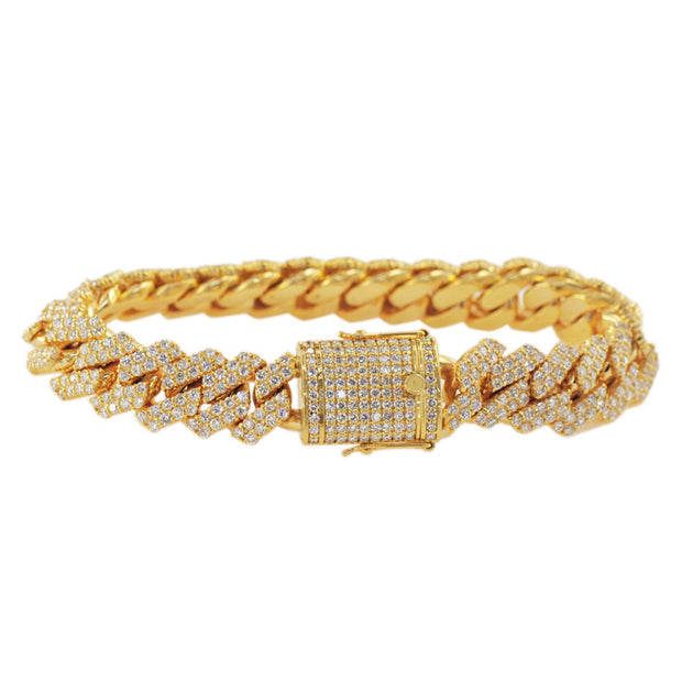 JDBR133.6 - CUSTOM DIAMOND CUBAN BRACELET – Johnny Dang & Co - Online Dept