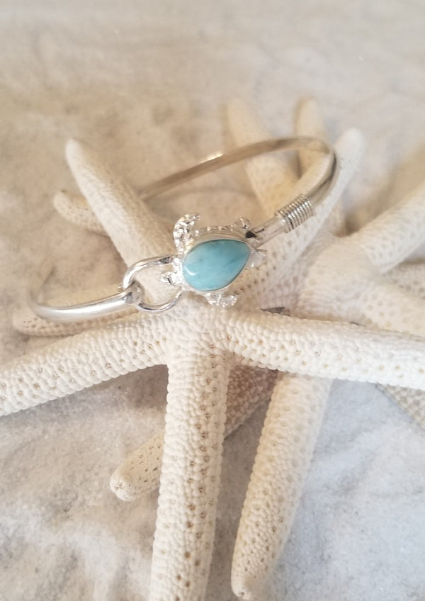 Larimar Caribbean Hook Bracelet — Spur Ranch Jewelry