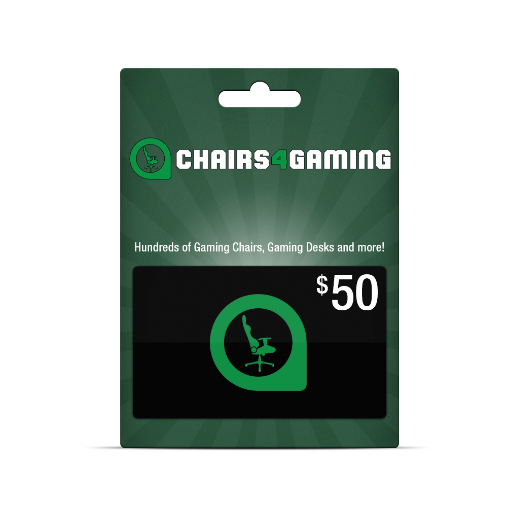 Free 50 gift card with DXRacer purchases Chairs4Gaming
