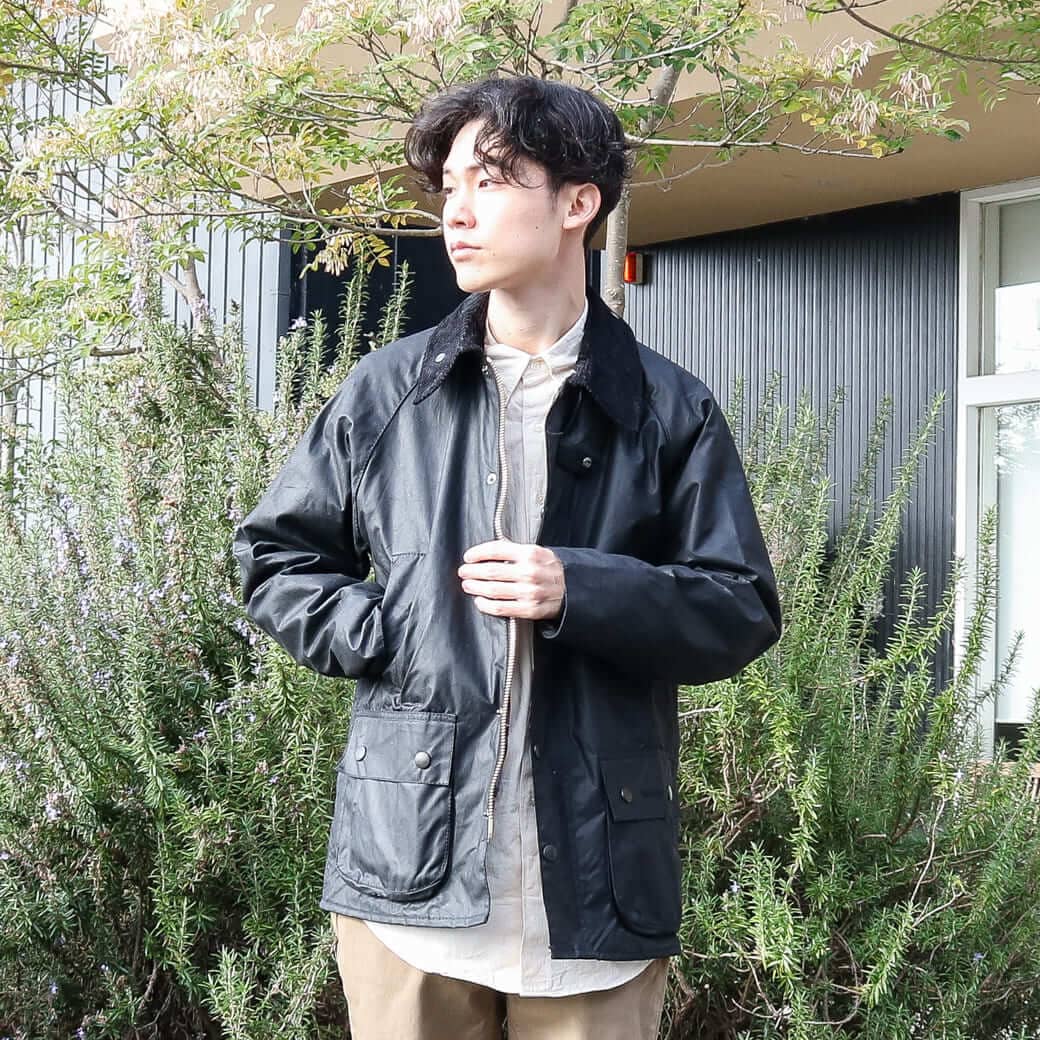 Barbour BEDALE SL SAGE 38 バブアー ビデイル 英国製-