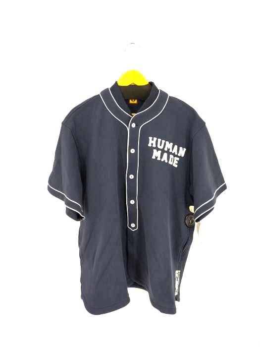 流行に HUMAN MADE ヒューマンメイド 21SS ベースボールシャツ M