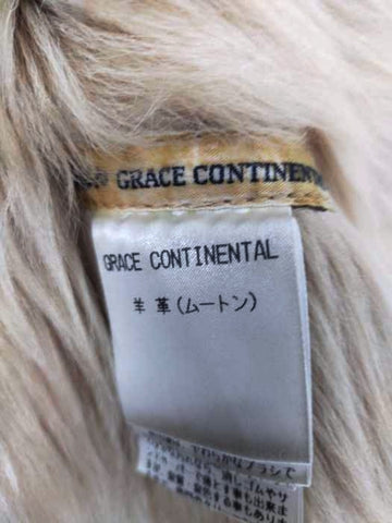 GRACE CONTINENTALグレースコンチネンタルムートンベルテッドコート