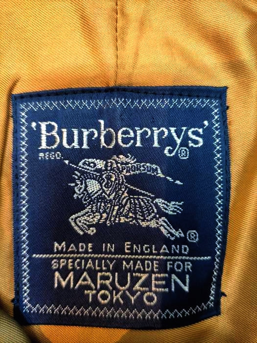 BURBERRYS(バーバリーズ)80s MADE IN ENGLAND 裏地ノヴァチェック玉虫トレンチコート ライナー付き MARUZEN –  サステナブルなECサイト | サステナモール