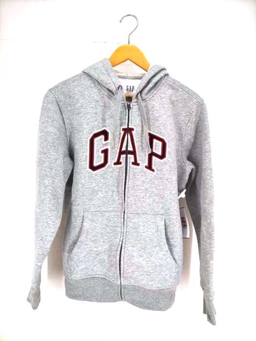 ギャップ GAP ジップアップパーカー グレー 長袖 (M) - パーカー