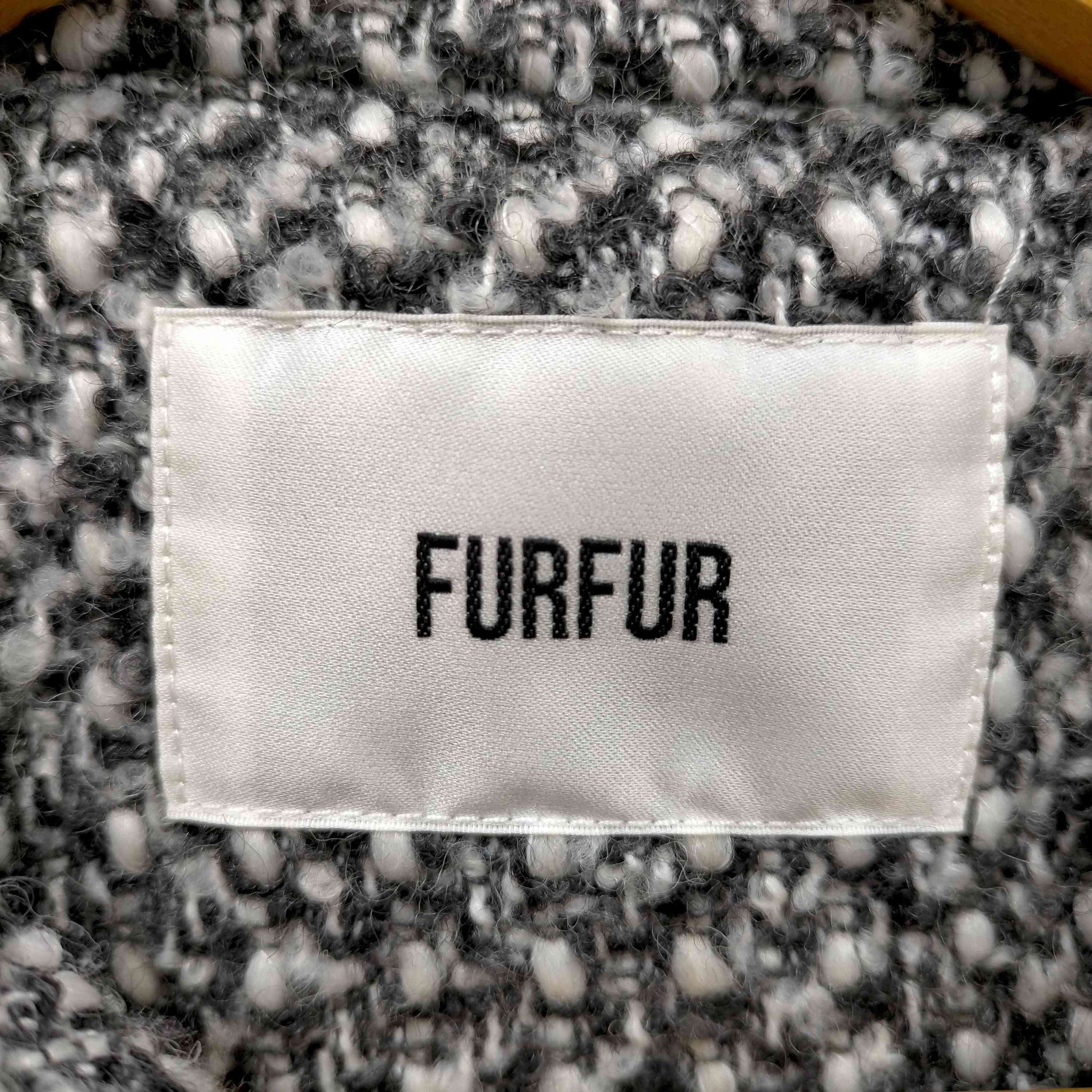 ショッピング格安 新品未使用 FURFUR ビックカラーツイードコート