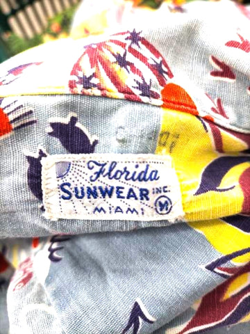 USED古着(ユーズドフルギ){{FLORIDA SUNWEAR INC}}40S マイアミ製