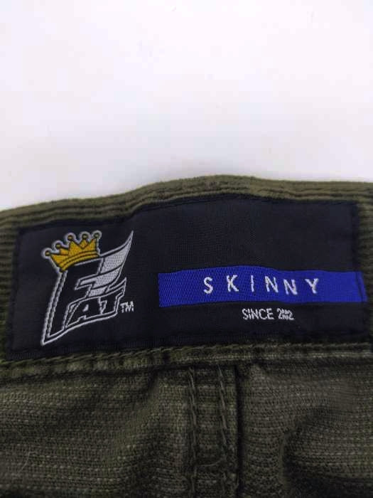 新品 エフエーティー テーパードパンツ FAT ブラック SKINNY ブランド