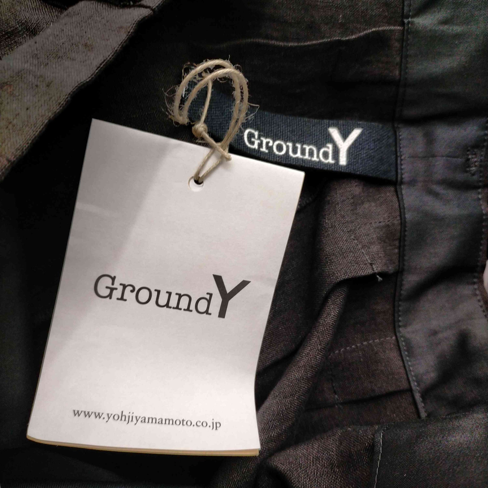 定価71500】ヨウジヤマモトGround Y 22SS 骨刺繍 ロングシャツ 超豪華