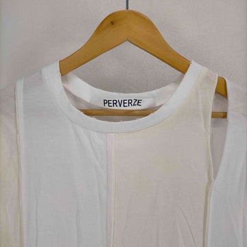 PERVERZEパーバーズSleeveless Voile Shirts-