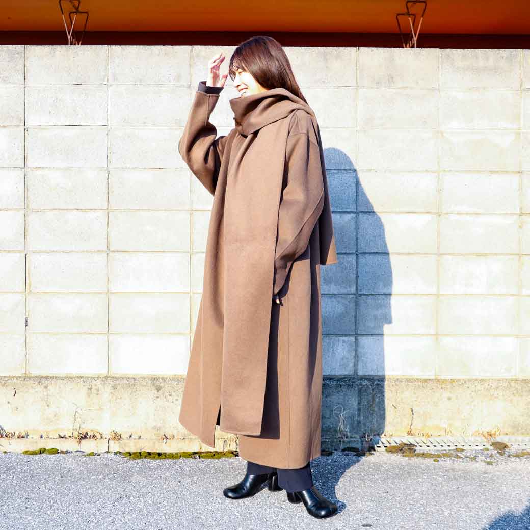 トゥデイフル TODAYFUL Stole Wool Coat ストールウールコート　レディース アウター　12220005　コート ストール 長袖  秋冬　2022年　送料無料