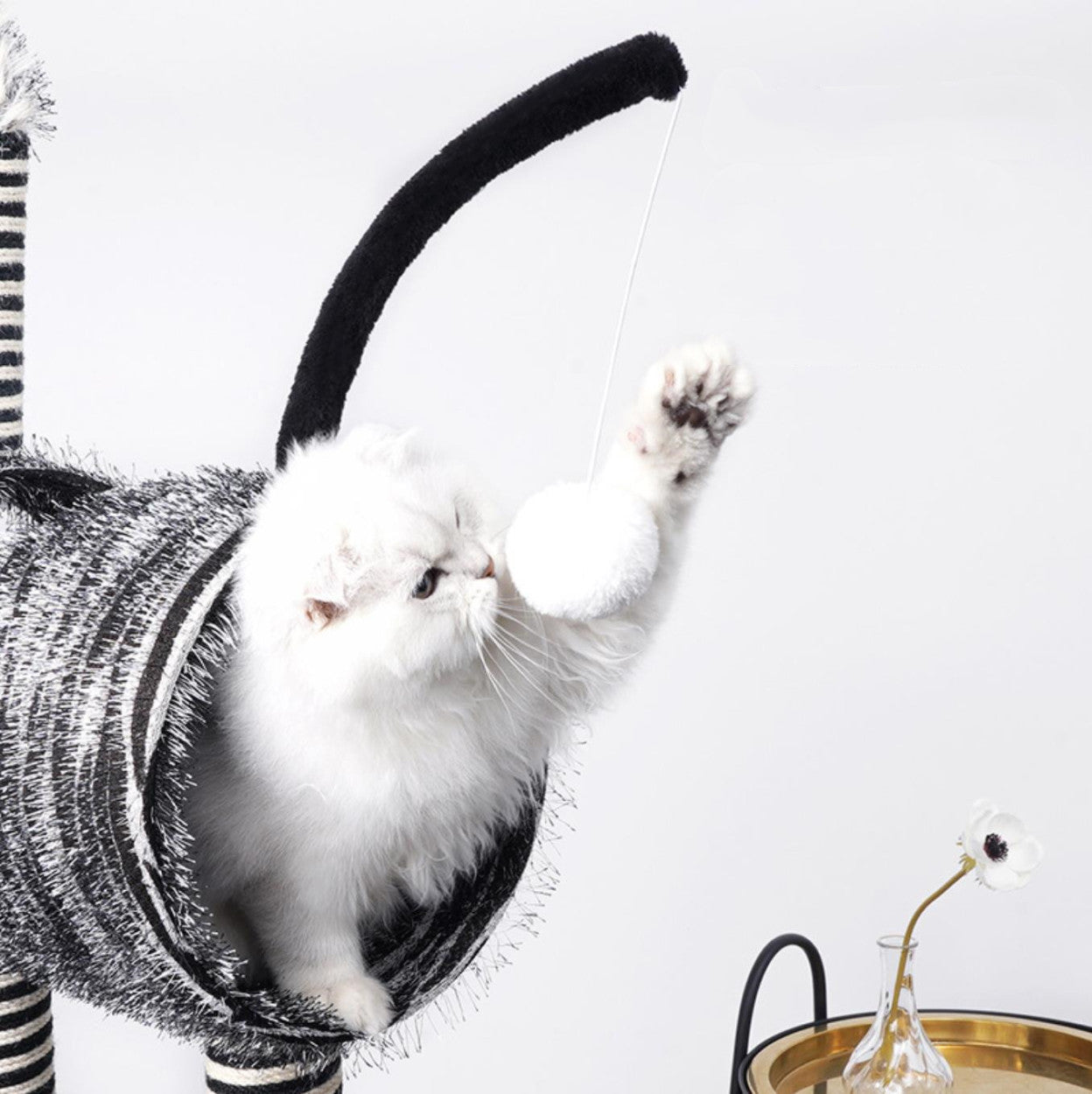 キャットタワー 猫タワー Panni インテリア サイザル シマウマ トンネル 動物型 爪とぎ 猫 登り降りしやすい 豪華なとまり木 送料無料 頑丈耐久 当社の 猫