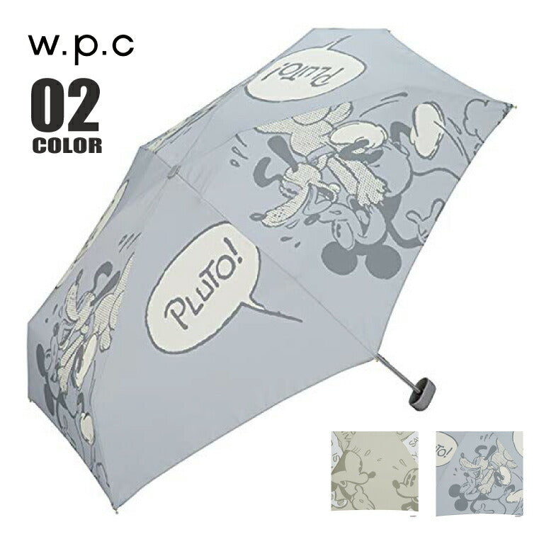 Wpc ディズニー 折りたたみ傘 ミッキー ミニー プルート Disney ミニ 撥水 はっ水 傘 雨傘 Uvカット 晴雨兼用 レディース サステナブルなecサイト サステナモール