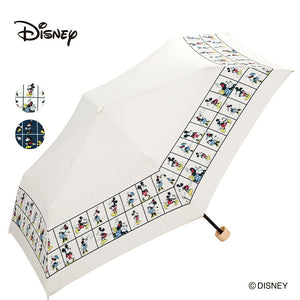 Wpc ディズニー 折りたたみ傘 ミッキー ミニー Disney ミニ 傘 撥水 はっ水 雨傘 晴雨兼用 Uvカット レディース 女性 雨 サステナモール