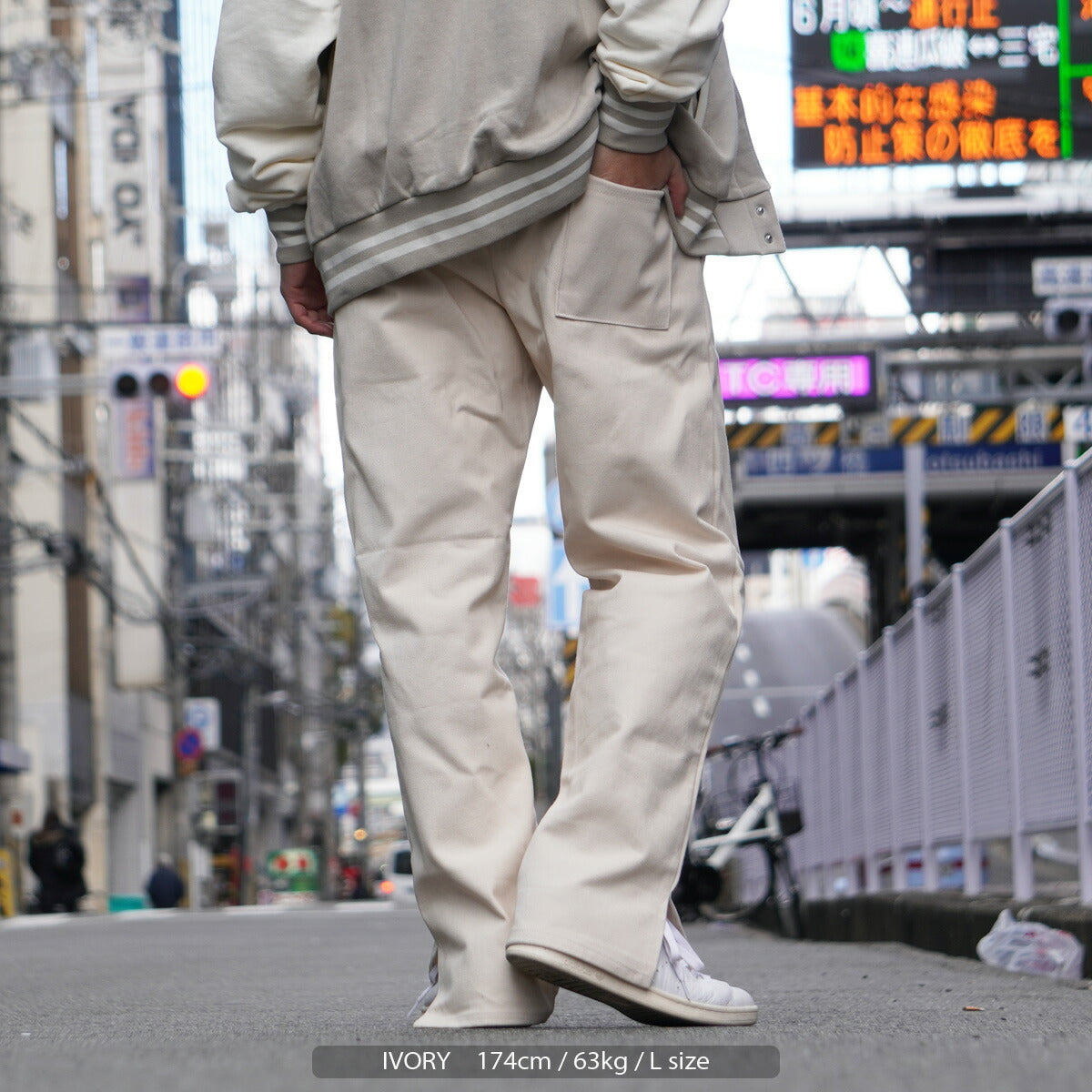 代引き人気 カーゴパンツ ストリート L ワークパンツ ワイド メンズ