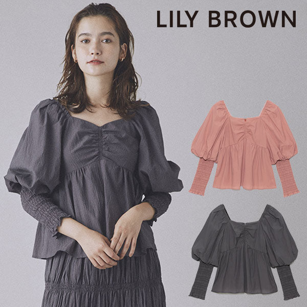 【SALE50%OFF】リリーブラウン LILY BROWN 秋冬 シアー