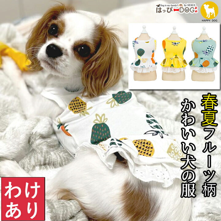 犬服 S わんこの普段着 ゆららレッド系 - 犬用品