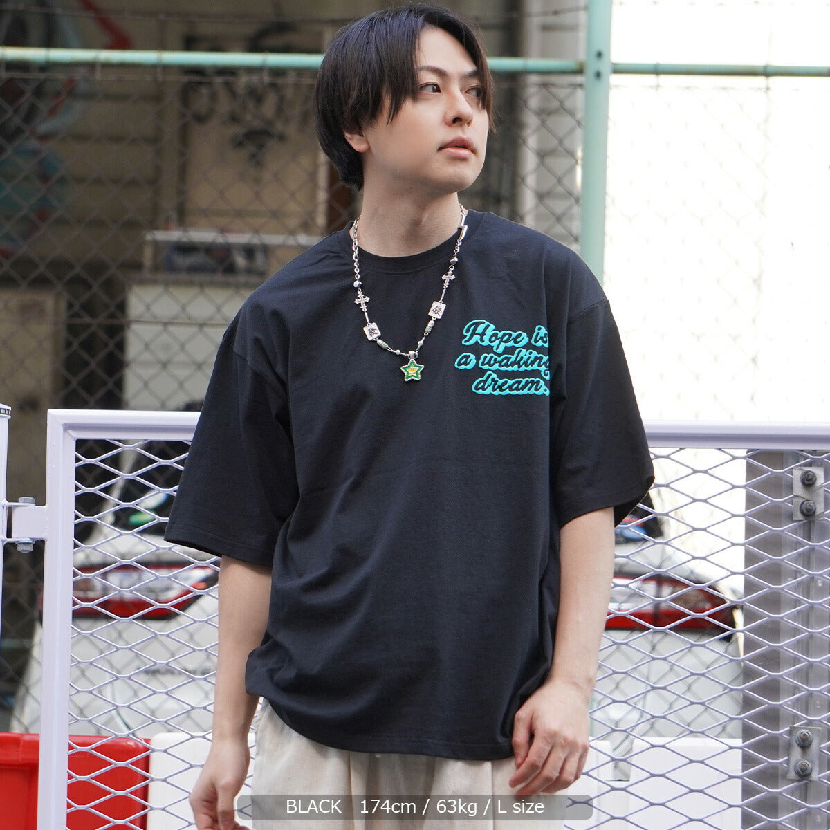 ４５r インディゴビッグTシャツ - Tシャツ/カットソー(七分/長袖)