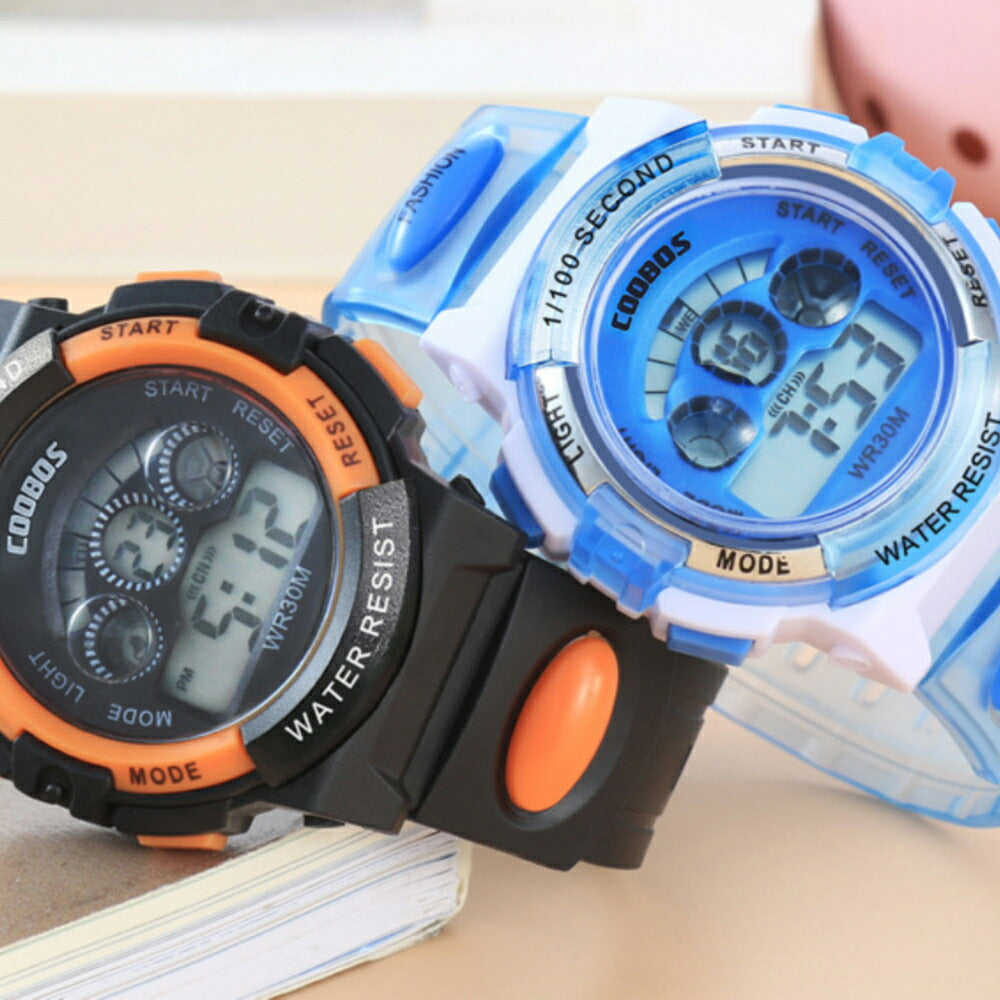 高級多機能LEDカラーデジタル腕時計 - 腕時計(デジタル)